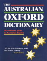 The Australian Oxford Dictionary /