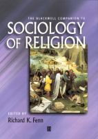 The Blackwell companion to sociology of religion /