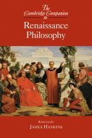 The Cambridge companion to Renaissance philosophy /