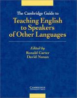 The Cambridge guide to teaching English to speakers of other languages /