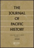The Journal of Pacific history bibliography.