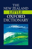 The New Zealand little Oxford dictionary /