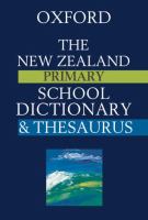 The New Zealand primary school dictionary & thesaurus /