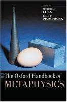 The Oxford handbook of metaphysics /