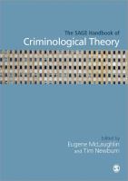The SAGE handbook of criminological theory /