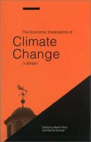 The economic implications of climate change in Britain /