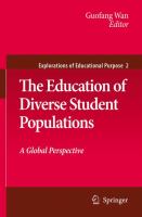 The education of diverse student populations : a global perspective /