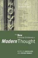 The new Fontana dictionary of modern thought /