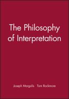 The philosophy of interpretation /