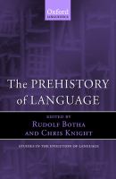 The prehistory of language /
