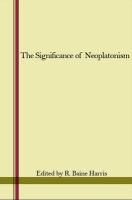 The significance of Neoplationism /