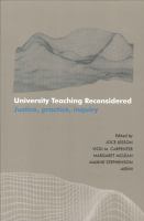 University teaching reconsidered : justice, practice, inquiry /