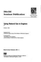 Using natural gas in engines, 28 Marc 1996 /