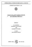 Visco-plastic behaviour of geomaterials /