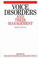 Voice disorders and their management /