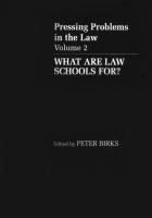 What are law schools for? /