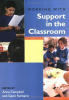 Working with support in the classroom /