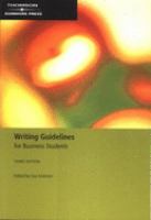 Writing guidelines for business students /