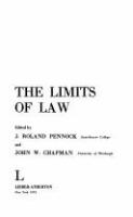The limits of law /
