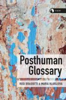 Posthuman glossary /