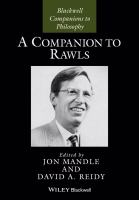 A companion to Rawls /