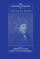The Cambridge companion to Thomas Reid /