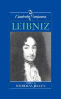 The Cambridge companion to Leibniz /