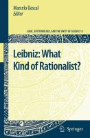 Leibniz : what kind of rationalist? /