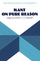 Kant on pure reason /