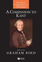 A companion to Kant /