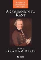 A companion to Kant