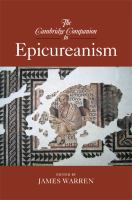 The Cambridge companion to epicureanism /