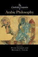 The Cambridge companion to Arabic philosophy /