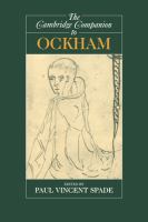 The Cambridge companion to Ockham /