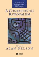 A companion to rationalism /