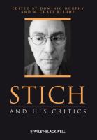 Stich and his critics /