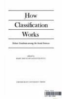 How classification works : Nelson Goodman among the social sciences /