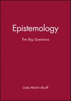 Epistemology : the big questions /