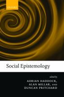 Social epistemology /