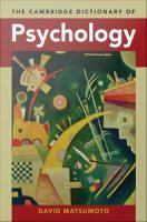 The Cambridge dictionary of psychology