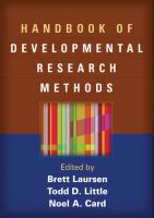 Handbook of developmental research methods