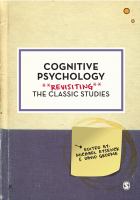 Cognitive psychology : revisiting the classic studies /