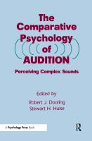 The Comparative psychology of audition : perceiving complex sounds /