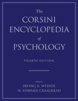 The Corsini encyclopedia of psychology /