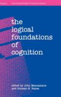 The Logical foundations of cognition /