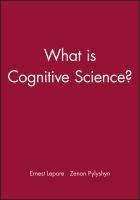 What is cognitive science? /