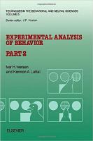 Experimental analysis of behavior /