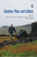 Emotion, place and culture /