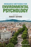 Research methods for environmental psychology /