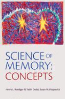 Science of memory : concepts /